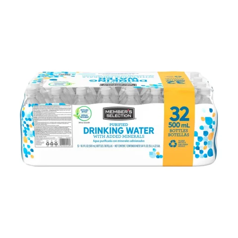 Purified Drinking Water with Minerals / 16.9 oz / 500 ml