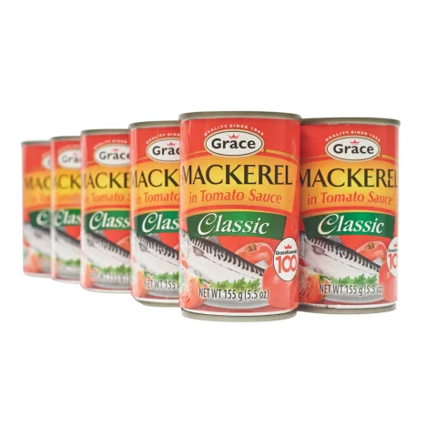 Grace Mackerel in Tomato Sauce/ 155 g / 5.5 oz