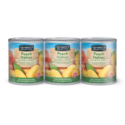 Member's Selection Peach Halves / 820 g / 28.9 oz