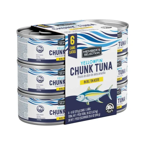 Member's Selection Tuna in Vegetable Oil 136 g / 6 oz