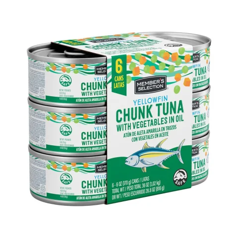 Member's Selection Yellowfin Tuna with Vegetables in Oil 170 g