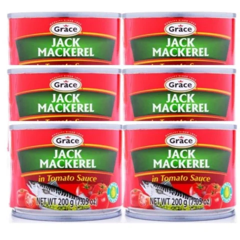 Grace Canned Jack Mackerel in Tomato Sauce 200 mL / 6.76 oz