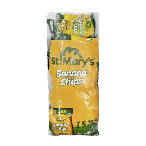 St Mary's Crispy Banana Chips 15 Units / 36 g / 1.3 oz