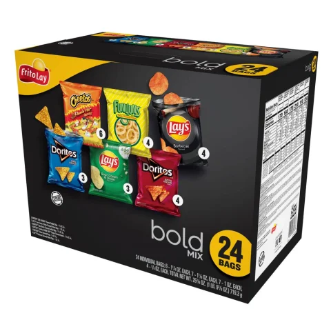 Frito Lay Bold Mix Chips with Assorted Presentations 24 Units