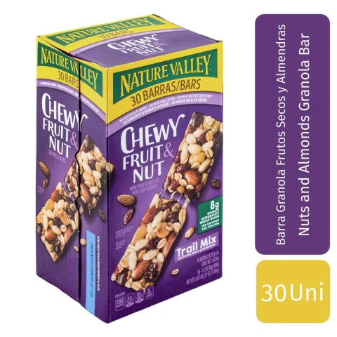 Nature Valley Fruit & Nut Trail Mix Bars 30 Units / 35 g / 1.2 oz