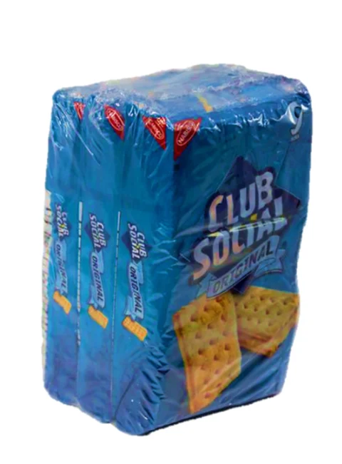Club Social Butter Flavor Salt Crackers 3 Packs / 9 Units