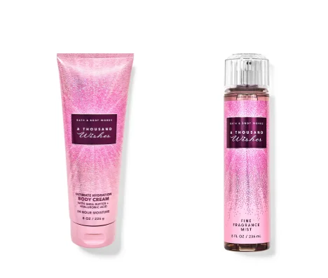 Bath & Body "A Thousand Wishes" Set/Single
