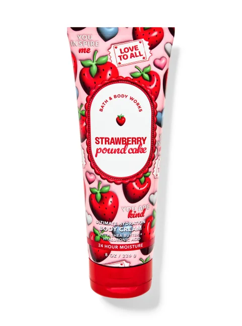Bath & Body "Strawberry Pound Cake" Set/Single