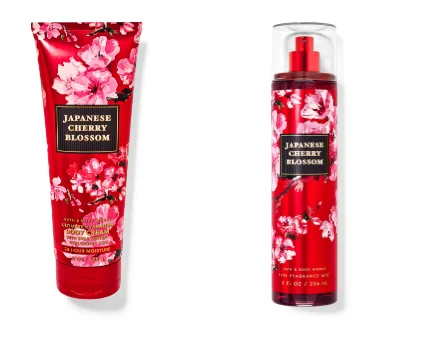 Bath & Body Works "Japanese Cherry Blossom" Set/Single