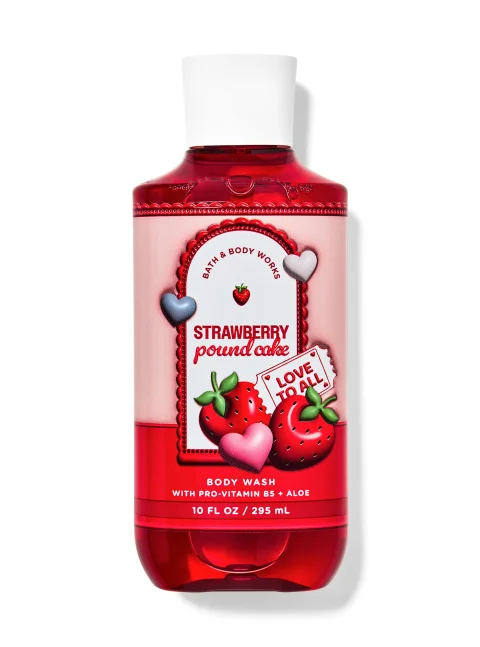 Bath & Body "Strawberry Pound Cake" Body Wash