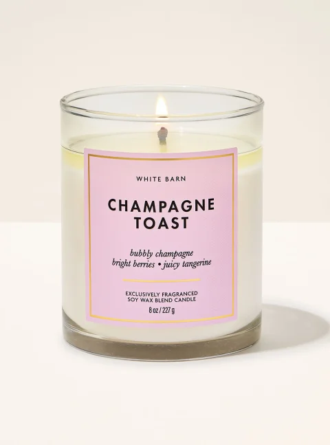 Bath & Body "Champagne Toast" Single-Wick Candle