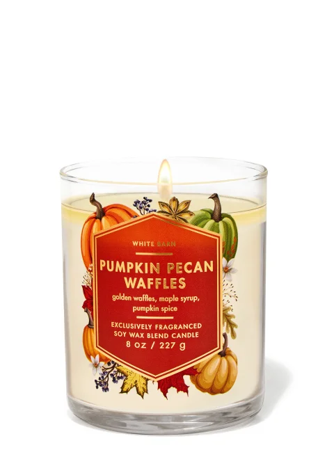 White Barn "Pumpkin Pecan Waffles" Single-Wick Candle