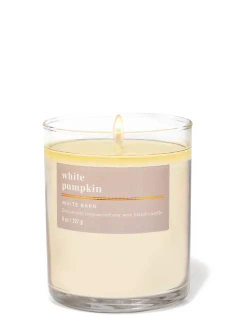 White Barn "White Pumpkin" Single-Wick Candle