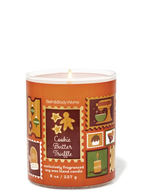 Bath & Body "Cookie Butter Truffle" Single-Wick Candle