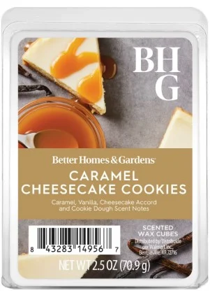 Caramel Cheesecake Cookie Scented Wax Melts, Better Homes & Gardens, 2.5 oz (1-Pack)