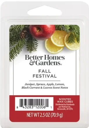 Fall Festival Scented Wax Melts, Better Homes & Gardens, 2.5 oz