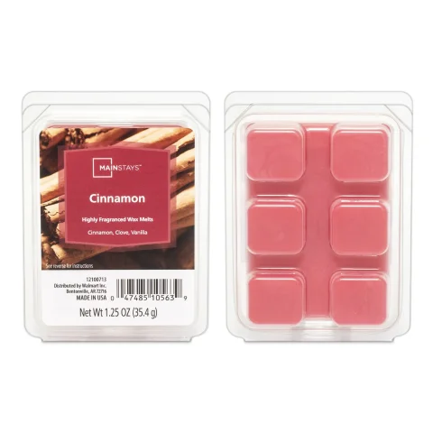 Mainstays Cinnamon Scent 6 Cube Wax Melt, 1.25 oz