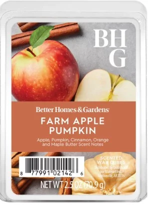 Farm Apple Pumpkin Scented Wax Melts, Better Homes & Gardens, 2.5 oz (1-Pack)