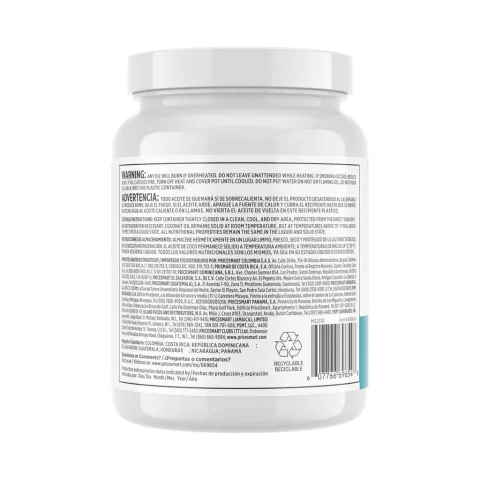 Organic Virgin Coconut Oil 1.65 L / 56 oz