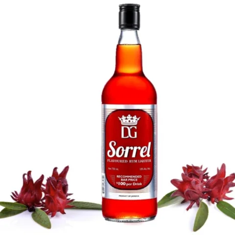 DG Sorrel Flavored Rum 750 mL / 25.36 oz