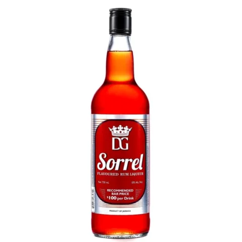 DG Sorrel Flavored Rum 750 mL / 25.36 oz