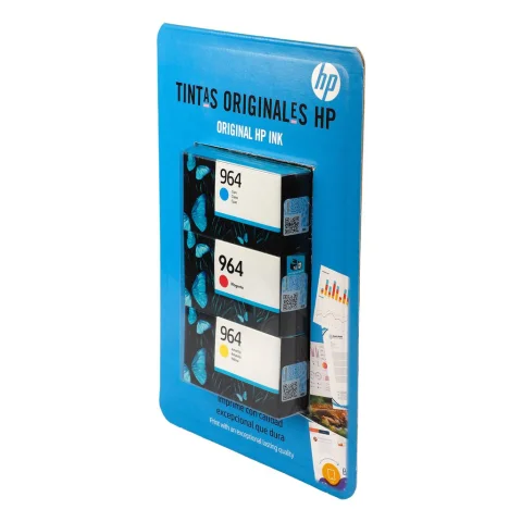 HP 964 Ink Cartridges Color 3 Units