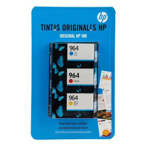 HP 964 Ink Cartridges Color 3 Units