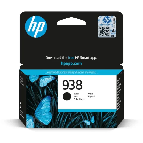 HP 938 Black Ink Cartridges 2 Units