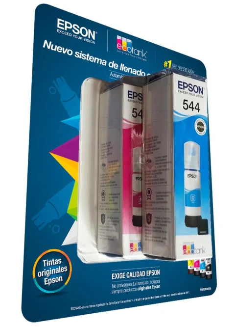 Epson Ink Bottle Tri Color T544 3 Units