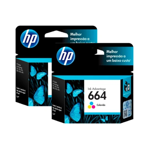 HP Ink 664 Cartridge TriColor 2 Units