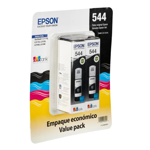 Epson Dual Ink Bottle T544 Black 2 Units