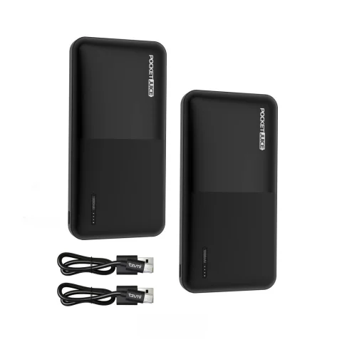 Tzumi 10 000 mAh Portable Charger 2 Units