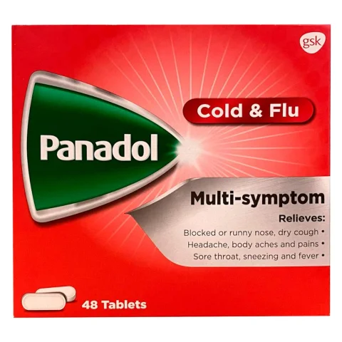 Panadol Multi-Symptom Cold & Flu 48 Tablets / 226.8 g / 0.5 lb