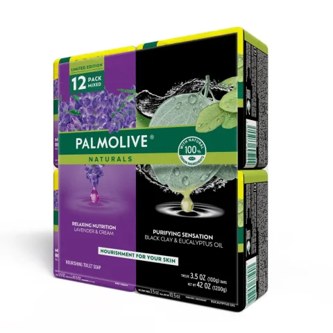 Palmolive Assorted Bath Soap Bars 12 Units / 100 g / 3.5 oz