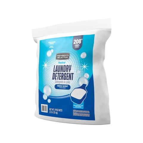 Member's Selection Biodegradable Powder Laundry Detergent 10 kg / 22 lb / 208 Washes