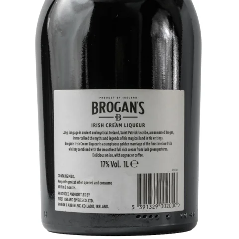 Brogan's Irish Cream Liqueur 1 L / 33.8 oz