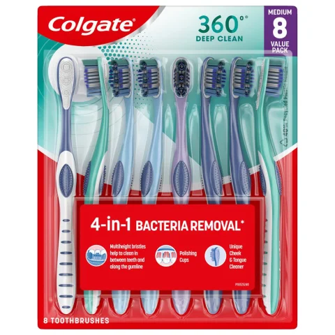 Colgate 360 Deep Clean Toothbrush 8 Units Colgate