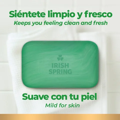 Irish Spring Original Paraben Free Body Soap 20 Units / 4 oz / 113 g