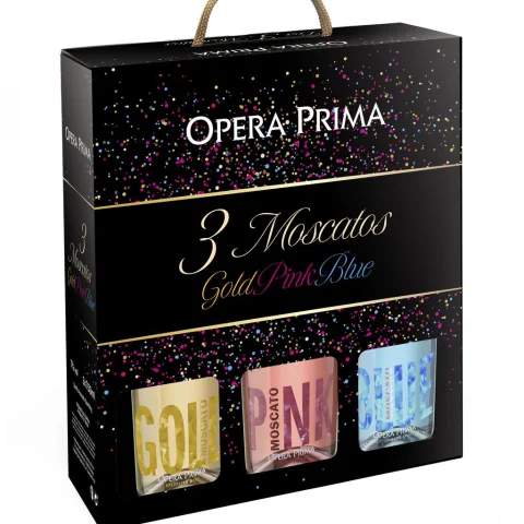 Opera Prima Sparkling Moscato Wine 3 Units / 750 mL / 25.36 oz