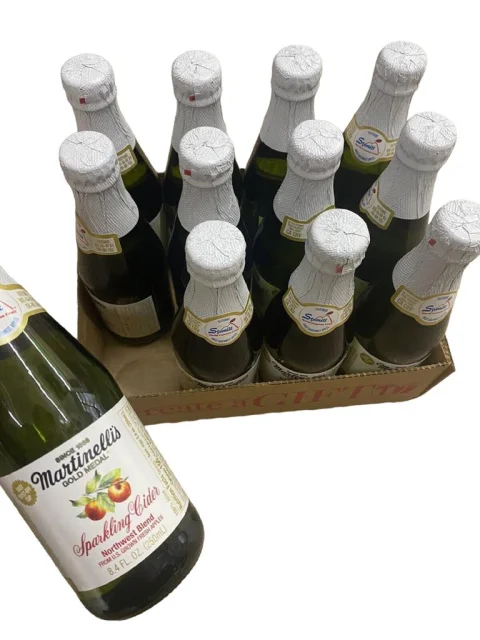 Martinelli's Sparkling Cider 100% Apple Juice 12 Units / 250 mL / 8.4 oz
