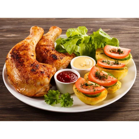 CB Foods Fresh Chicken Leg Quarters Tray Pack