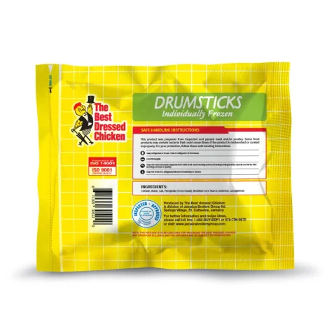 Best Dressed Frozen Chicken Drumsticks Bag 2.25 kg / 5 lb