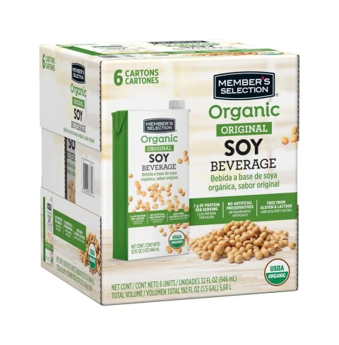 Member's Selection Soy Beverage / 946 mL / 32 oz
