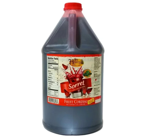 Sir Henry Fruit Cordial Sorrel 3.78 L