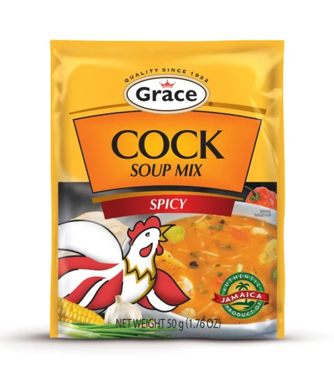 Grace Chicken Flavored Soup Mix with Spices 12 Units / 50 g / 1.7 oz