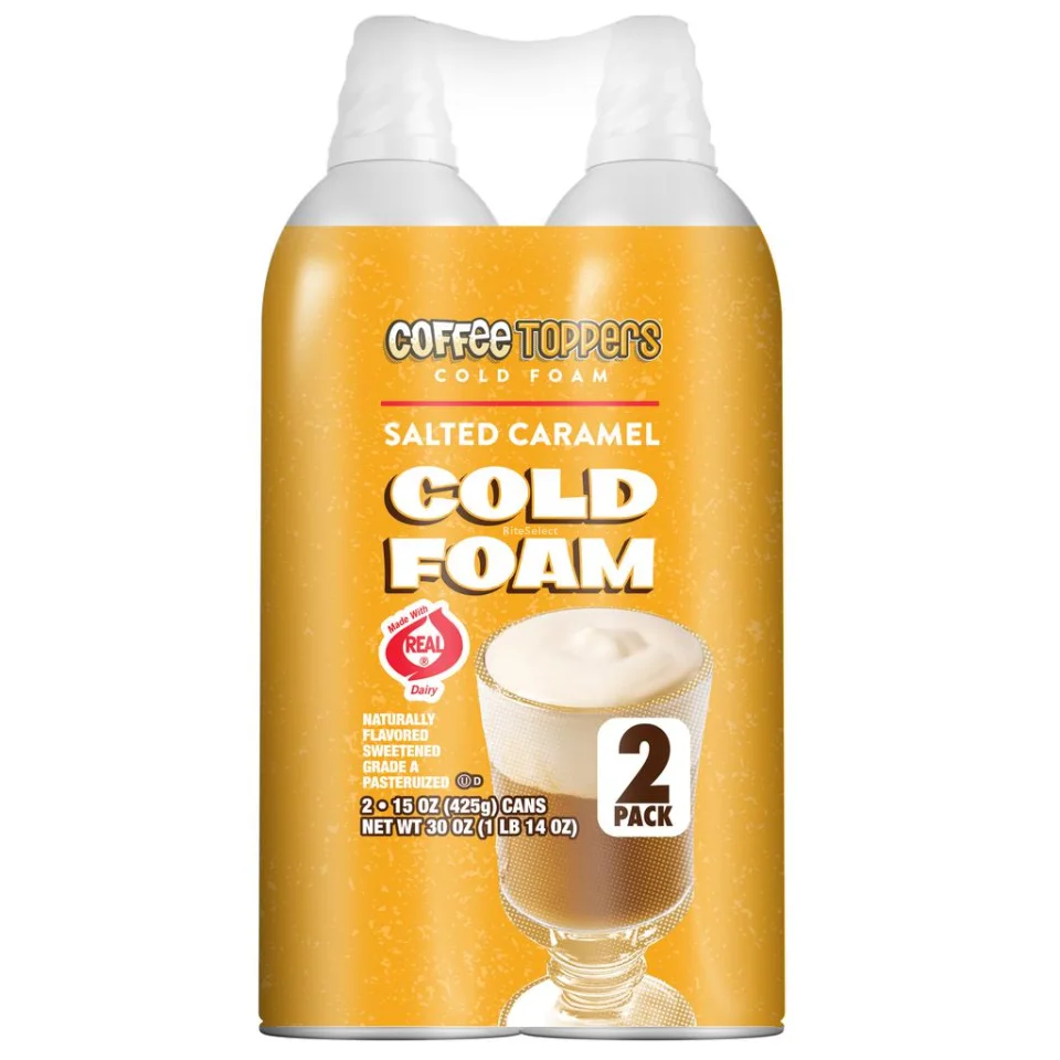 Coffee Toppers Salted Caramel Whipped Cream 2 Units / 425 g / 15 oz