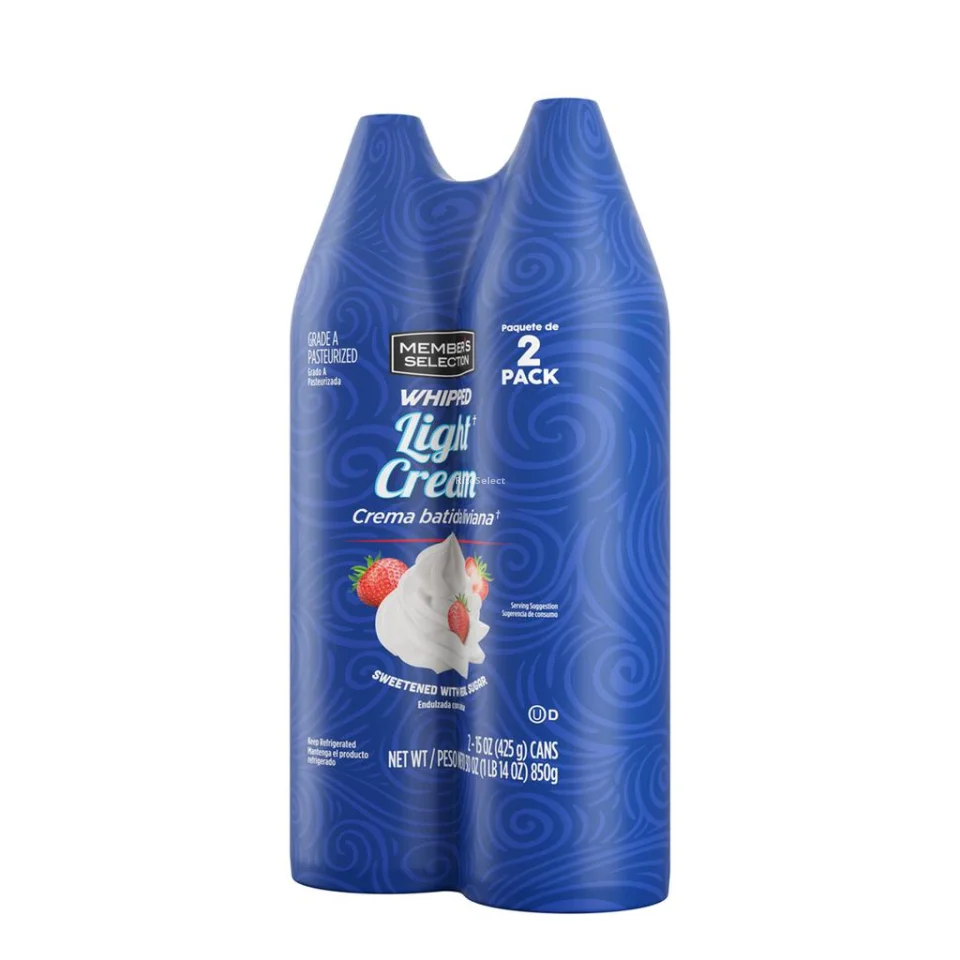 Member's Selection Whipped Light Cream 2 Units 435 g / 15 oz