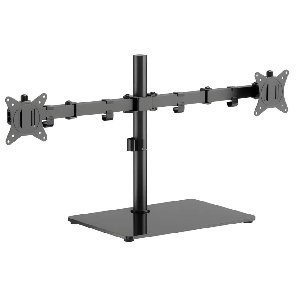 Harkn 54.61 cm / 21.5" Inches Dual LED Monitor with Adjustable Desk Stand 05445