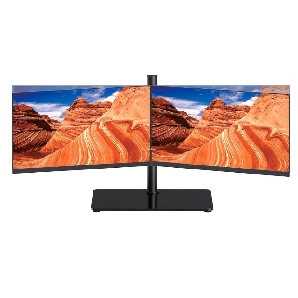 Harkn 54.61 cm / 21.5" Inches Dual LED Monitor with Adjustable Desk Stand 05445