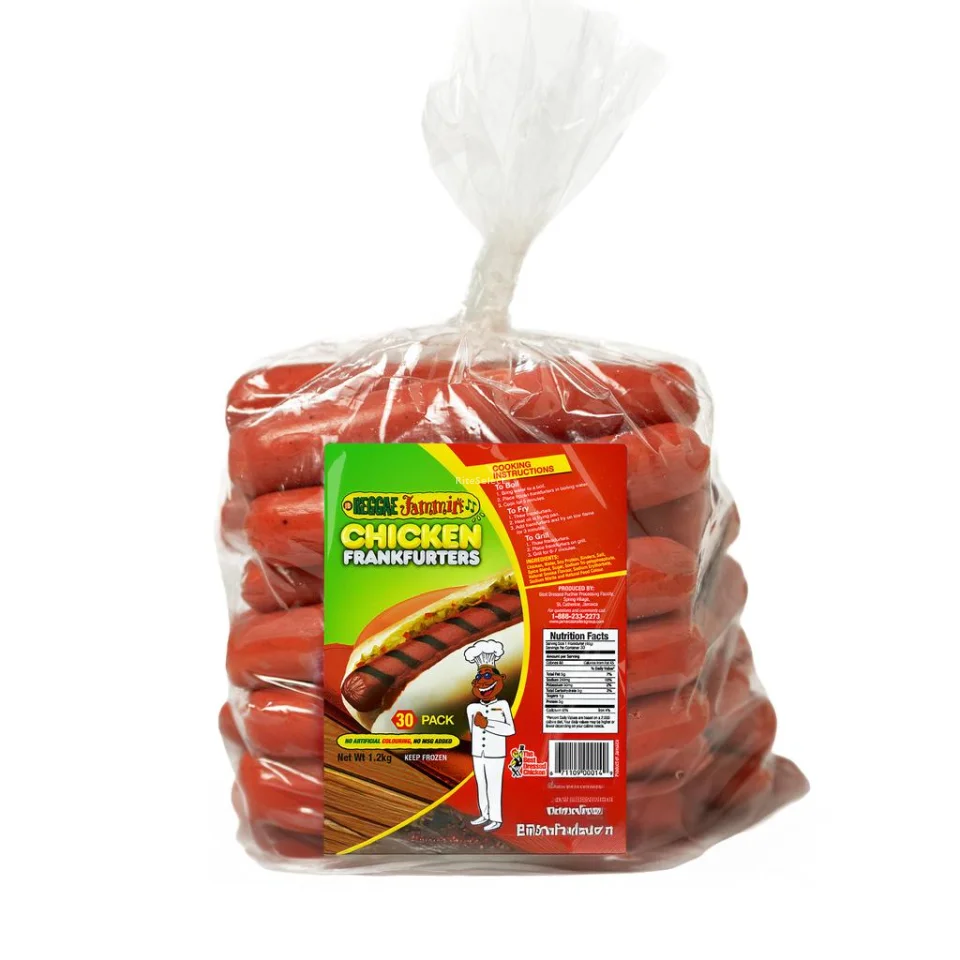 Reggae Jammin  Frankfurters Sausages 1.2 kg / 2.6 lb